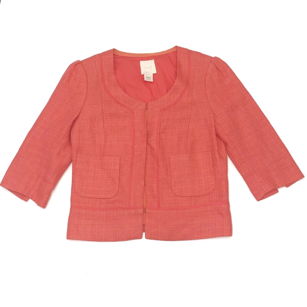 J. Crew Bureau Jacket in Linen - Picture 5 of 11